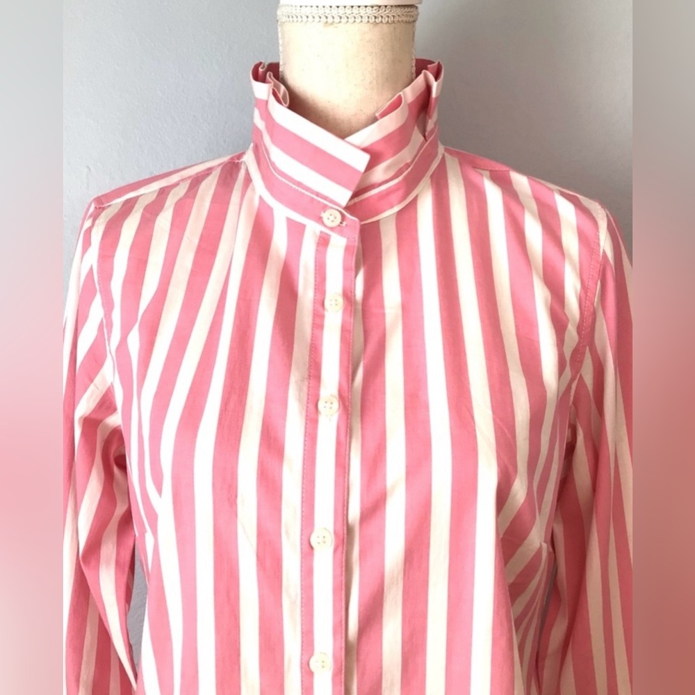 New Banana Republic Striped Button Shirt Blouse Top